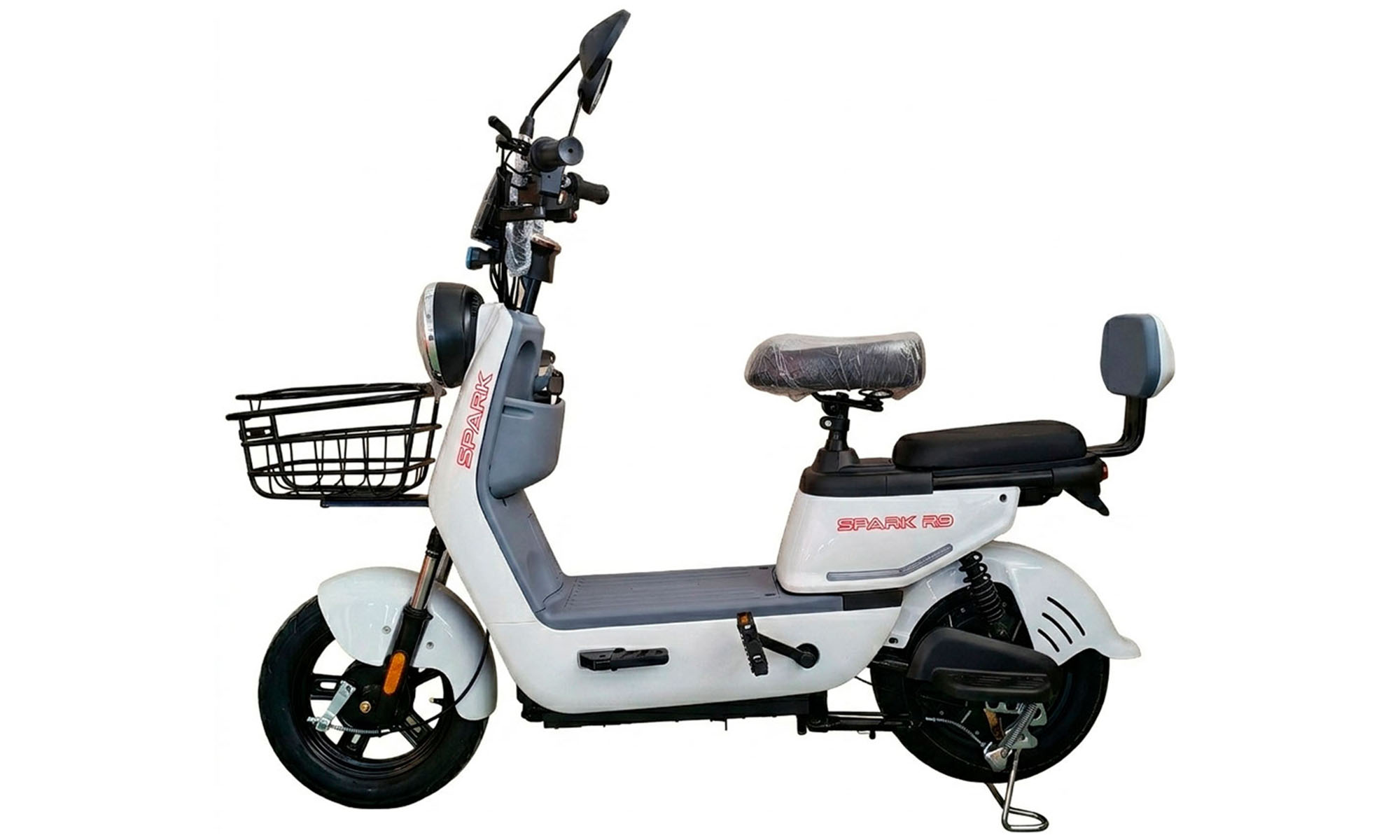 Велосипед с электромотором SPARK R9 10", рама 14", 60V/800W/20Ah, LiFePO4, год 2026, белый Велосипед с электромотором SPARK R9 10", рама 14", 60V/800W/20Ah, LiFePO4, год 2026, белый