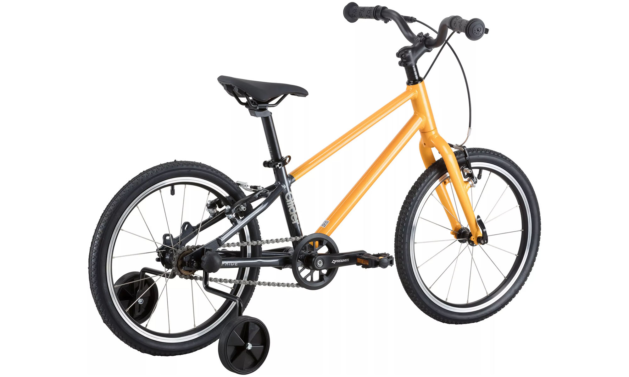 Велосипед Pride GLIDER 18, 18", рама One size, 2025, жовтий 2