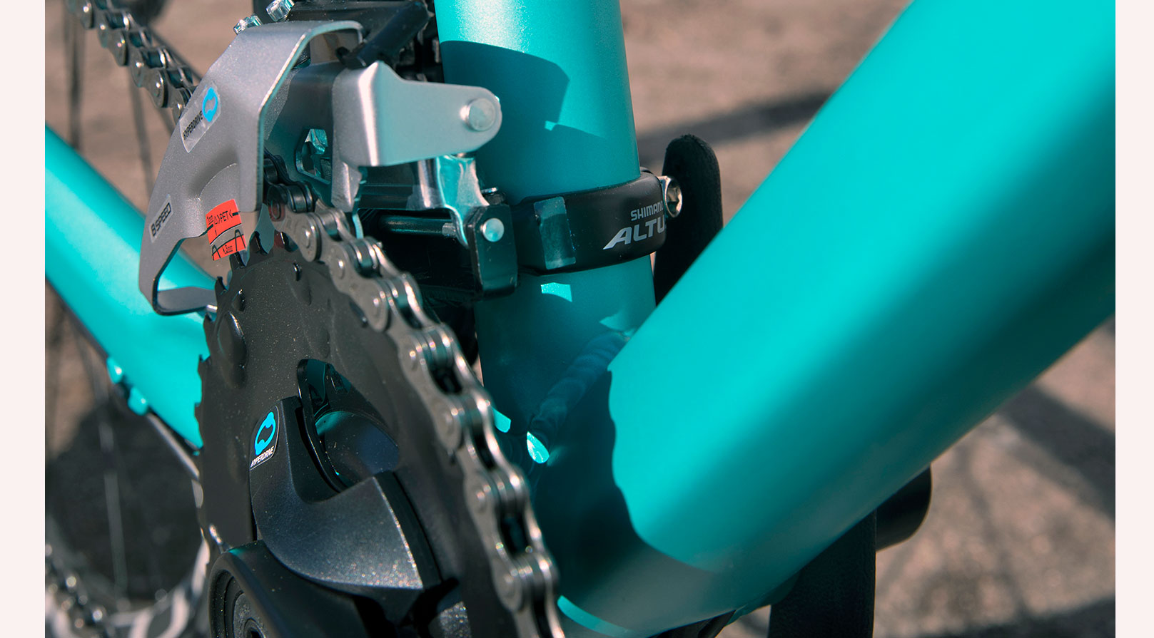 Велосипед Cyclone AX 29" размер М рама 18” 2022 Бирюзовый 4