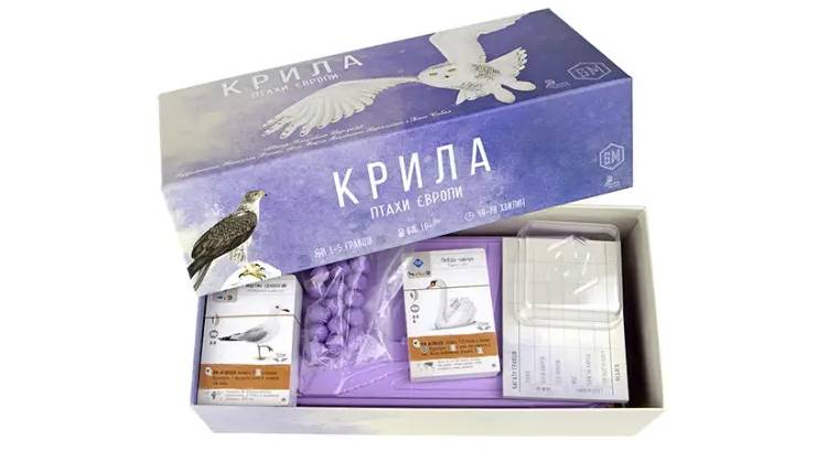 Настольная игра Крылья: Птицы Европы (Wingspan: European Expansion) Дополнение 4 Настольная игра Крылья: Птицы Европы (Wingspan: European Expansion) Дополнение 4