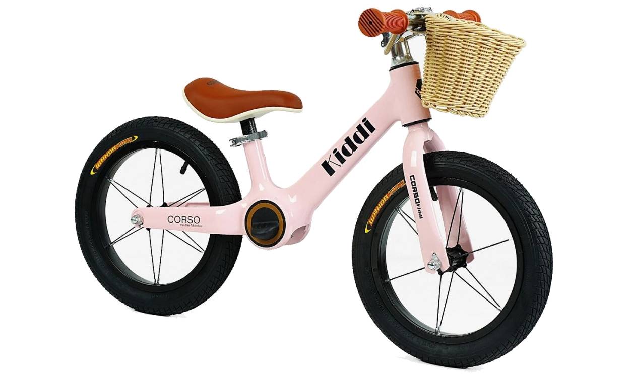 Велобег Corso Kiddi 14" розовый 2