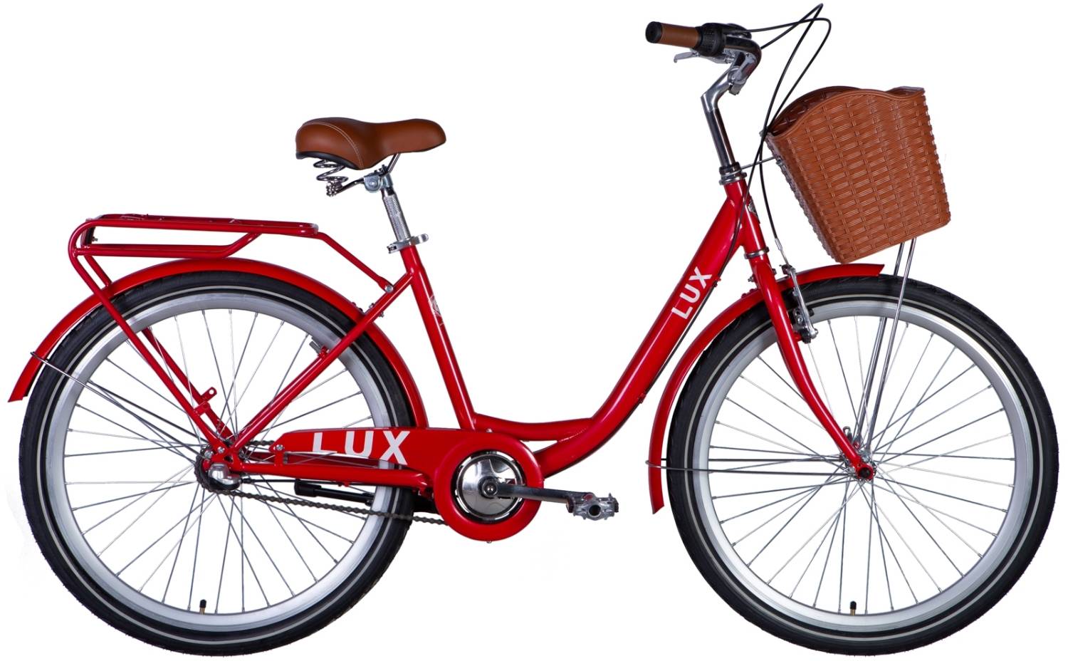 Фотографія Велосипед Dorozhnik LUX Nexus 26" розмір М рама 17 2024 Червоний