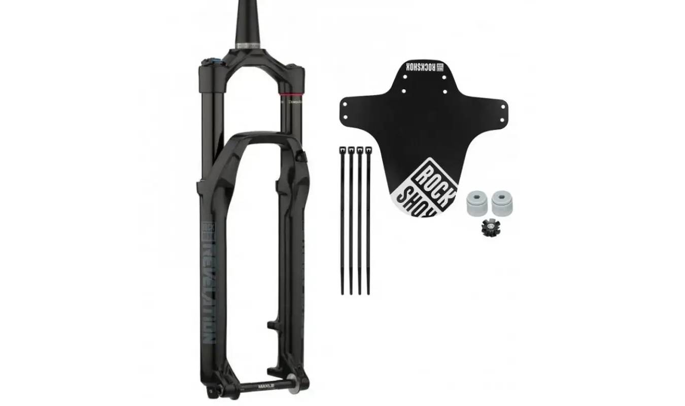 Вилка RockShox Revelation RC - Crown 27.5" Boost™ 15x110 160mm Black Alum Str Tpr 46offset DebonAir (includes Fender, 2 Btm Tokens, Star nut & Maxle St 8