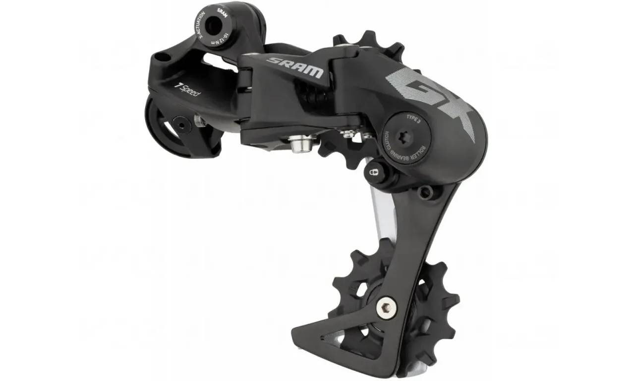 Фотография Задний переключатель SRAM GXDH 7ск Medium Cage Black 2