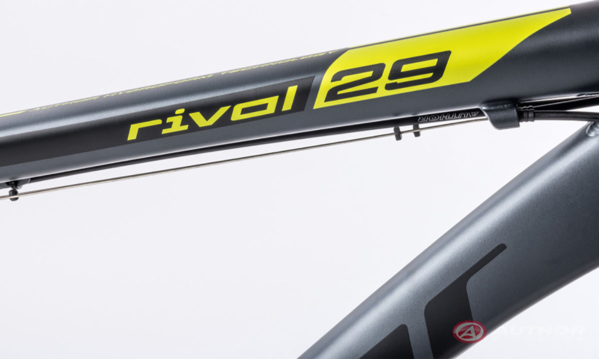 Велосипед AUTHOR Rival II 29", рама 17", 2023, Серо-зеленый 3