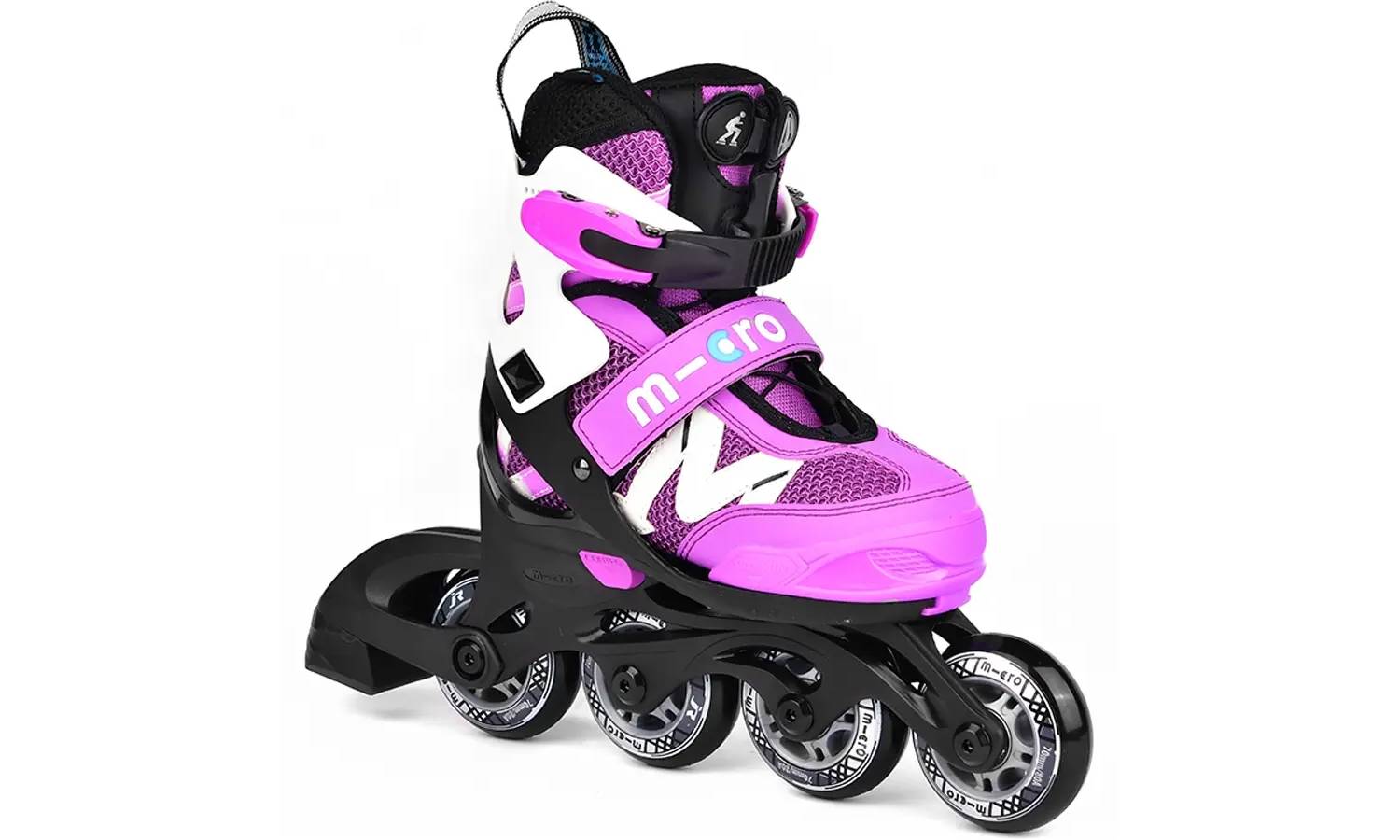 Ролики Micro NEW Shaper purple-white размер 25-28 2 Ролики Micro NEW Shaper purple-white размер 25-28 2