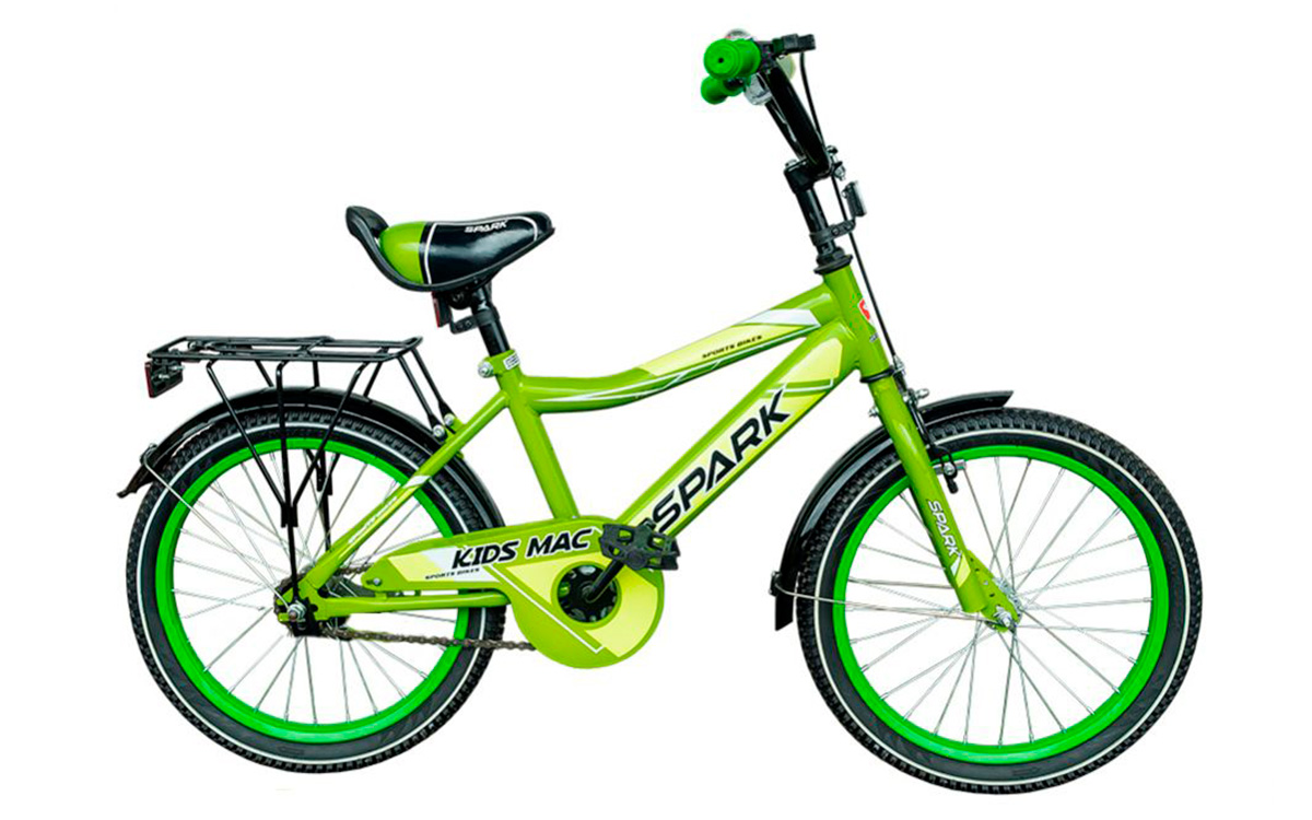 Фотография Велосипед SPARK KIDS MAC 14" (2021) 2021 Зеленый