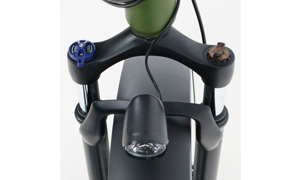 Электрический велосипед фэтбайк Maxxter URBAN MAX 20" 350W  8Ah 48 V зеленый 7