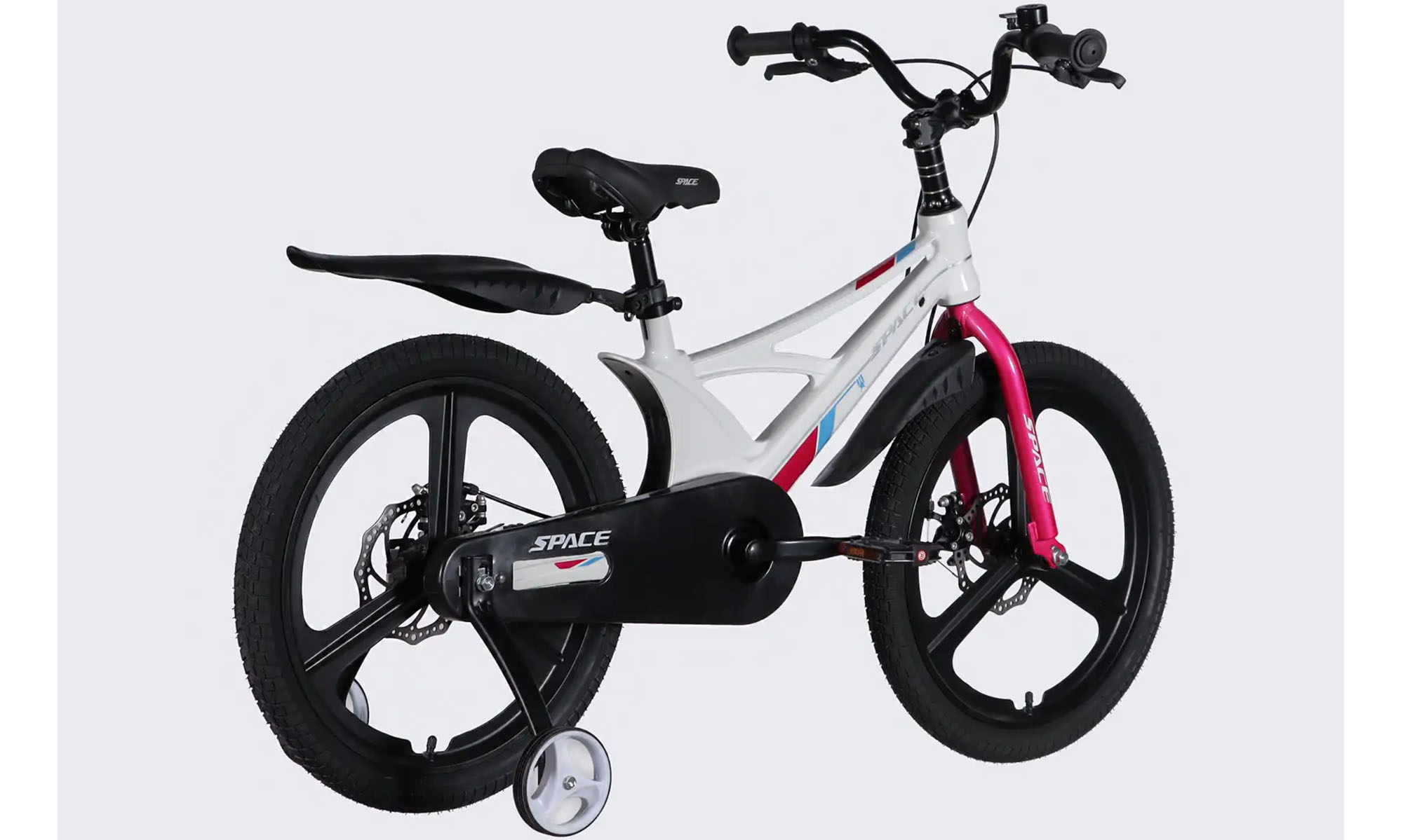 Велосипед SPACE KID STAR DD 20", размер XXS, рама-11", год 2026, белый с розовым 2