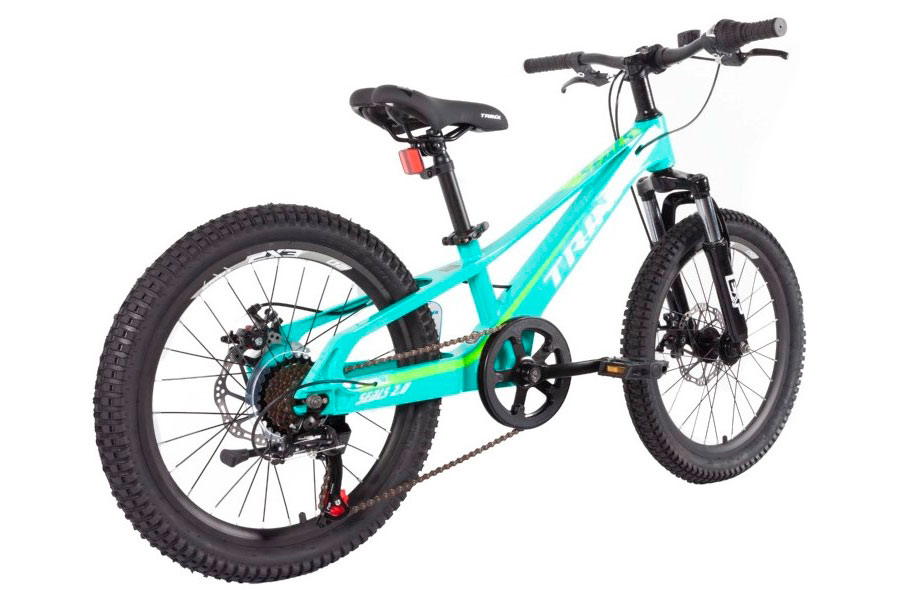 Велосипед Trinx SEALS 2.0 20" Cyan-Yellow-White 2
