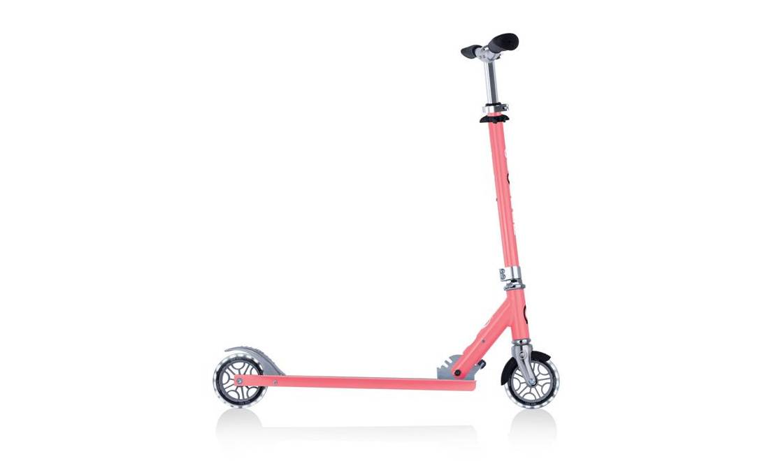 Самокат GLOBBER FLOW ELEMENT LIGHTS, рожевий, колеса з підсвічуванням, 5+ 8 Самокат GLOBBER FLOW ELEMENT LIGHTS, рожевий, колеса з підсвічуванням, 5+ 8