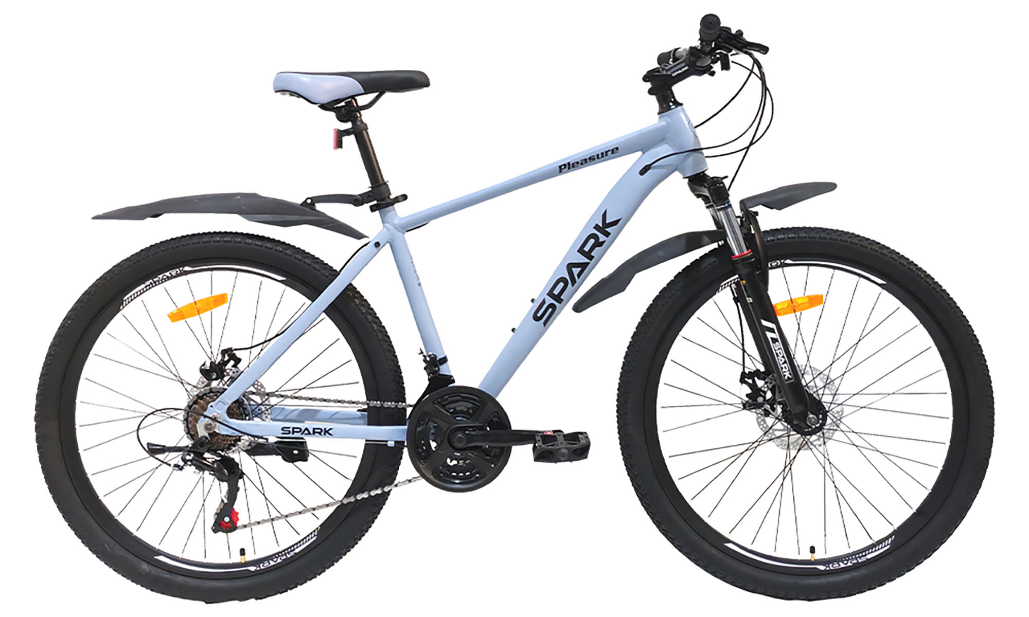 Велосипед SPARK PLEASURE 26", размер M, рама 17", 2025, голубой 