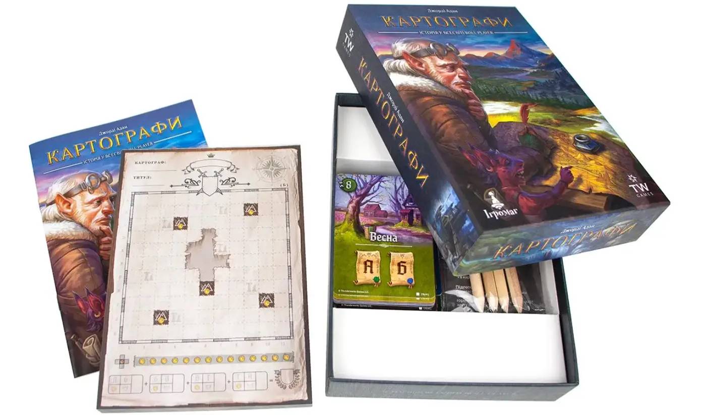 Настольная игра Картографы (Cartographers) 3 Настольная игра Картографы (Cartographers) 3