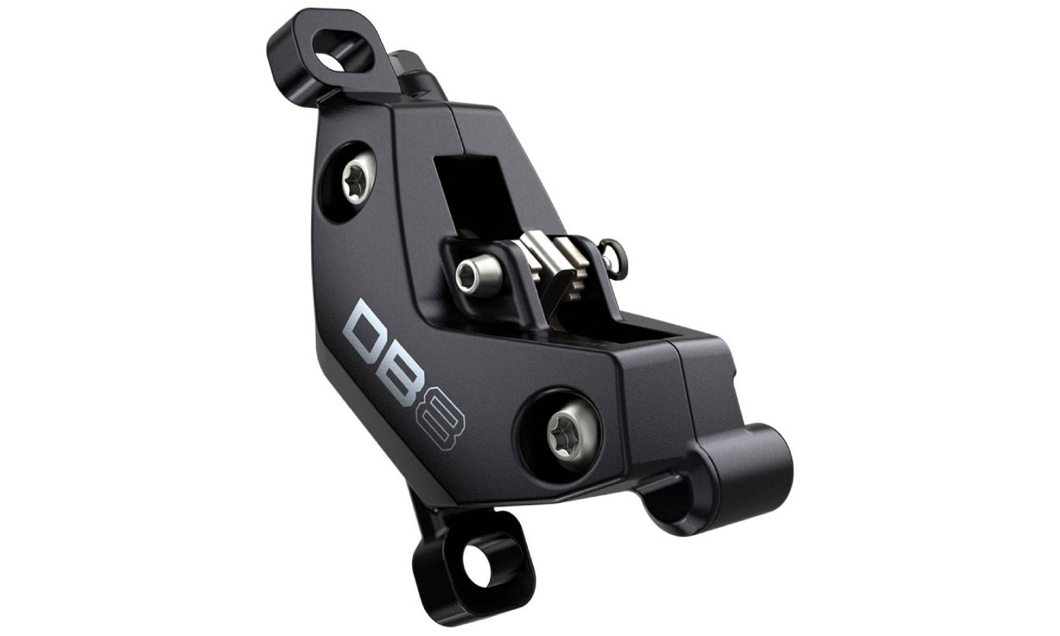 Фотография Калипер тормозов Sram DB8 (A1) DISC BRAKE CALIPER ASSEMBLY - (ASSEMBLED, NO HOSE) DIFFUSION BLACK ANO - MINERAL FLUID BRAKE