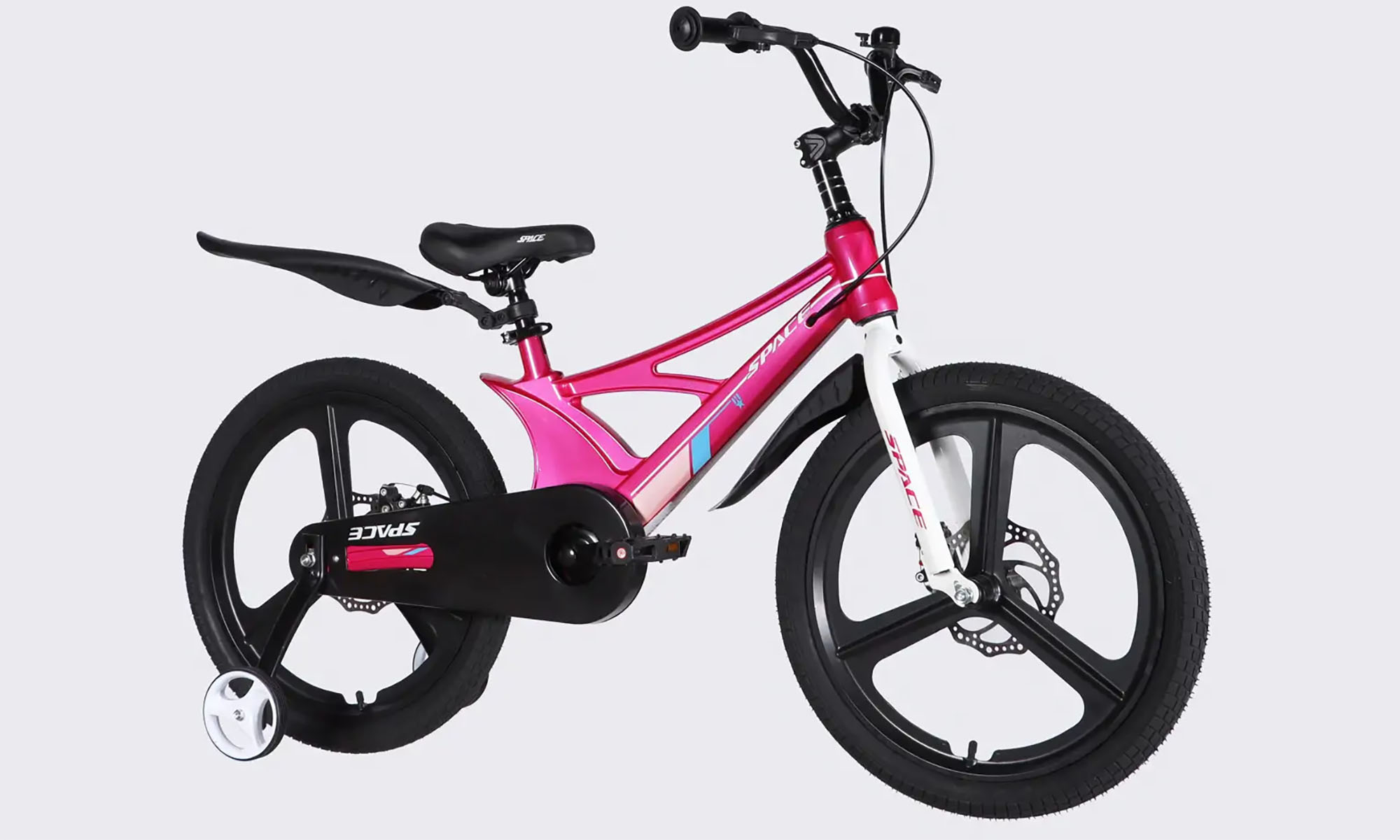 Велосипед SPACE KID STAR DD 20", размер XXS, рама-11", год 2026, розовый с белым 3