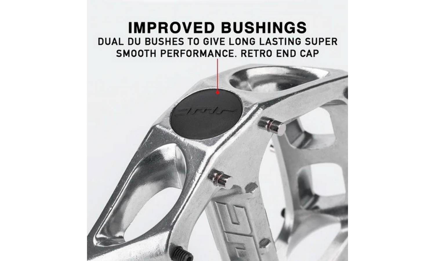 Педалі DMR V8 Classic DU Silver 3 Педалі DMR V8 Classic DU Silver 3