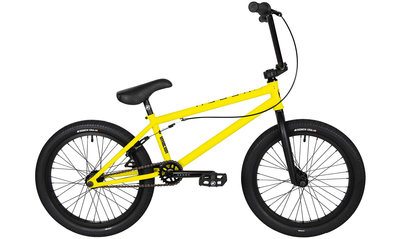 Фотографія Велосипед BMX Kench Chr-Mo (21" ТТ) 20" 2021 Жовтий (матовий)