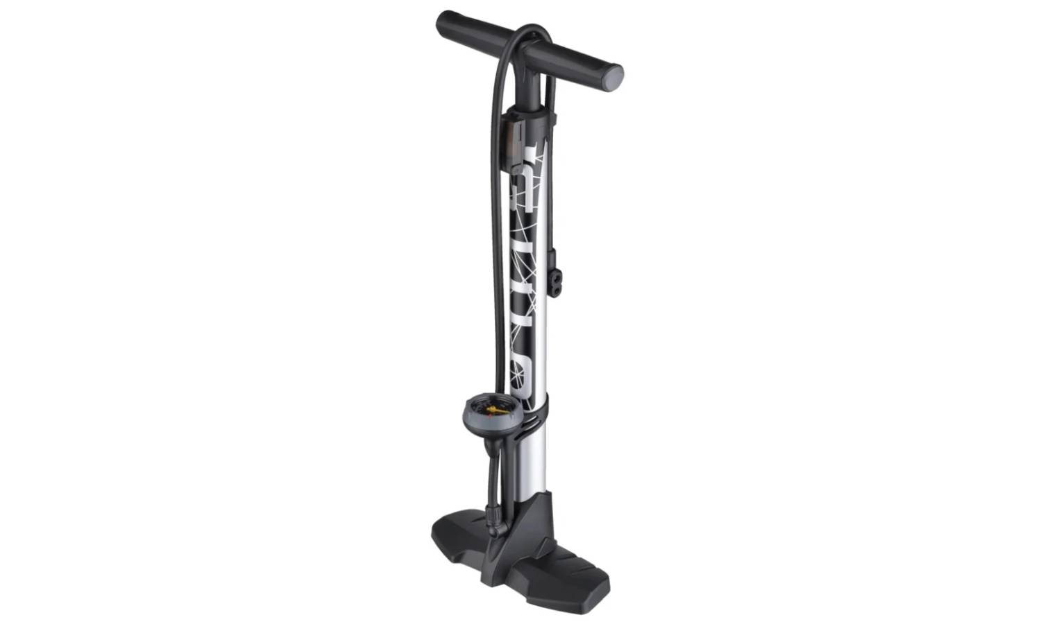 Насос напольный Giyo GF-35PE, стальной, макс. давление 160 psi, головка с двумя отверстиями под FV/AV, ман 