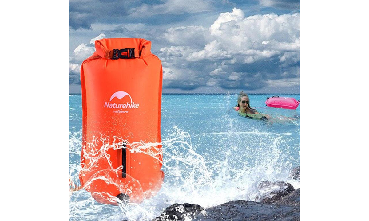 Буй-гермомішок Naturehike NH17S001-G, 28 л, помаранчевий 2 Буй-гермомішок Naturehike NH17S001-G, 28 л, помаранчевий 2