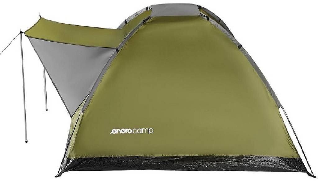 Палатка Enero Traveller для 4 человек, хаки  5