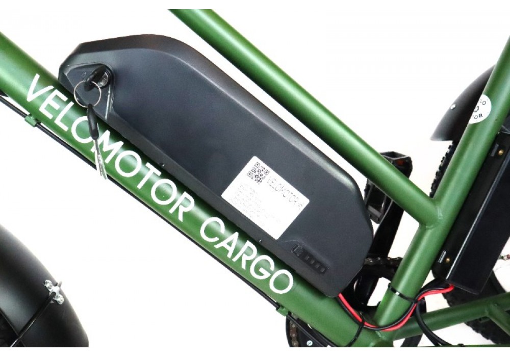 Фотографія Триколісний електровелосипед VELOMOTOR CARGO 500W 36V 13Ah чорний 8