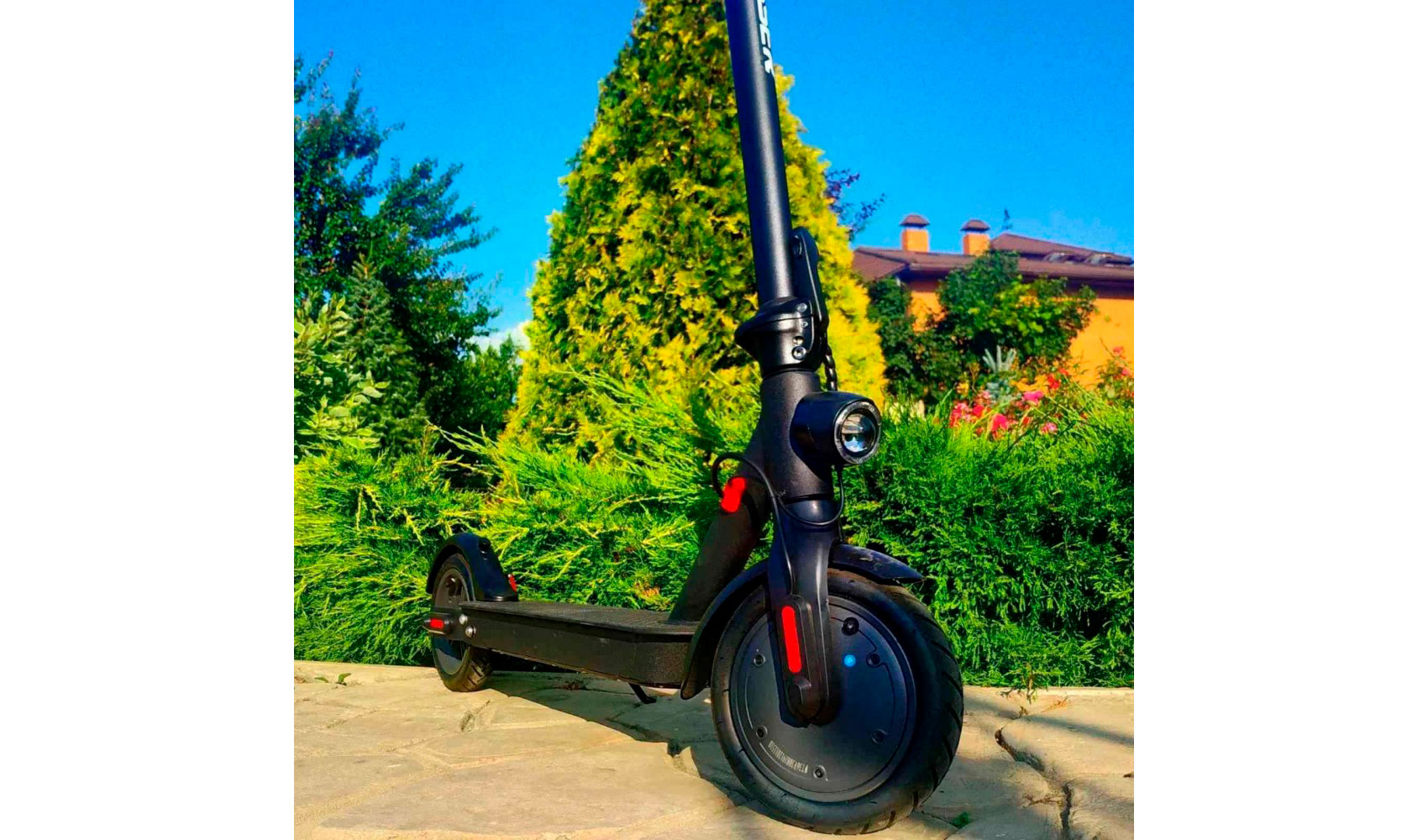 Электросамокат Crosser E9 MAX AIR 10" 600W, 36V, 15A с аморт вилкой 6