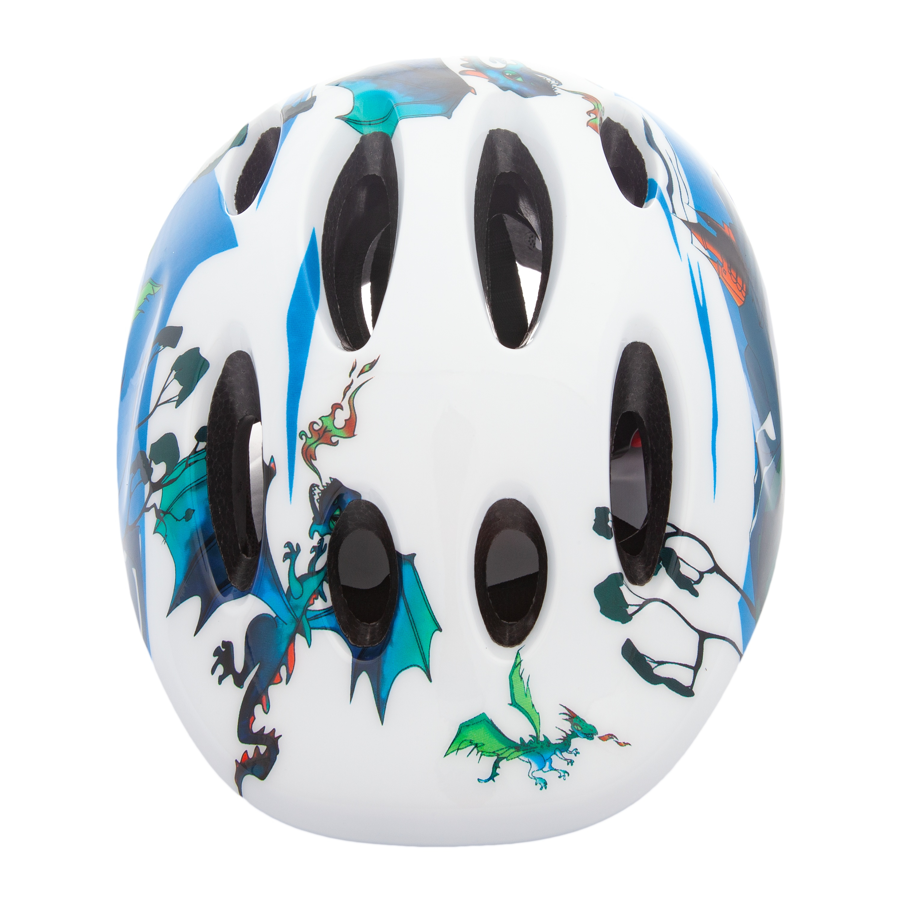 Велошлем дитячий Animal Trinx TT13 розмір S (44-48 см), Біло-синій 3