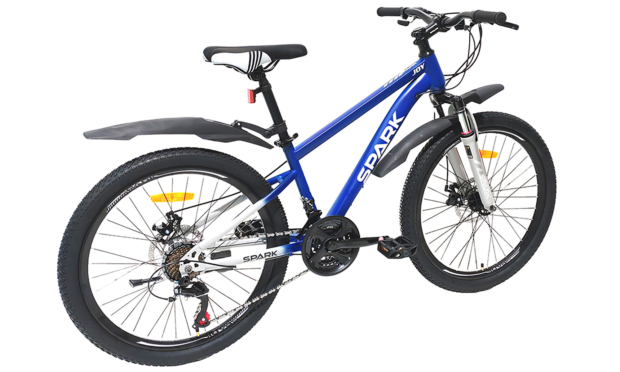 Велосипед SPARK JOY 24", размер XS, рама 13", 2025, синий с серым 2