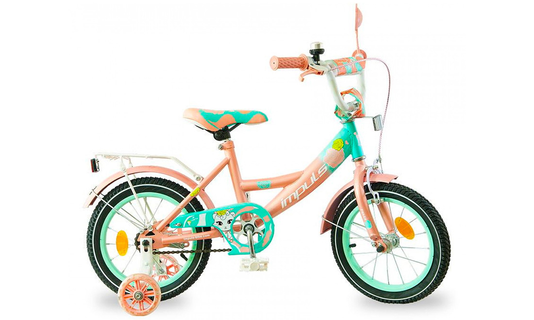 Фотография Велосипед Impuls Kids 14" (2020) 2020 Бежевый