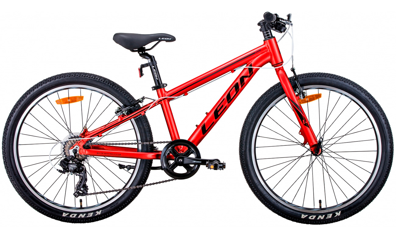 Велосипед Leon JUNIOR Vbr 24" (2021) 2021 Red 2 Велосипед Leon JUNIOR Vbr 24" (2021) 2021 Red 2