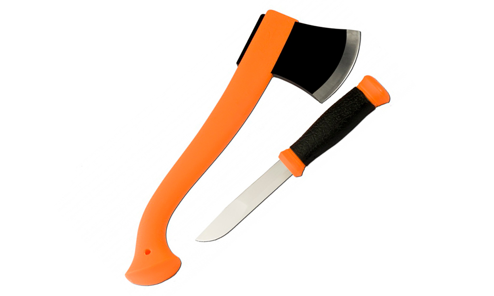 Набор Morakniv Outdoor Kit Нож Outdoor 2000+Топор Camping axe оранжевый