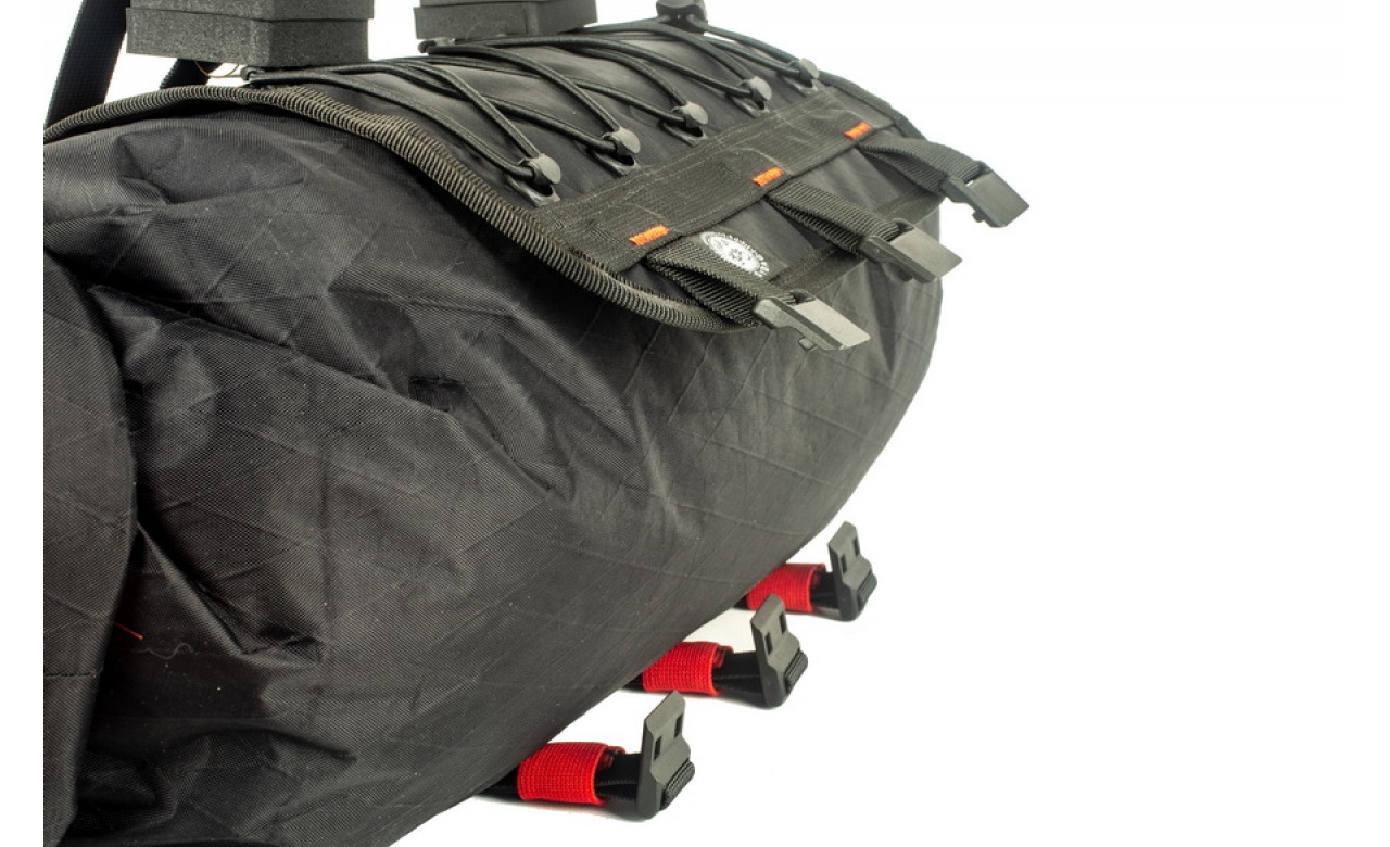 Нарульная сумка KasyBag Handlebar X-Roll MTB L Black-Black 8 Нарульная сумка KasyBag Handlebar X-Roll MTB L Black-Black 8