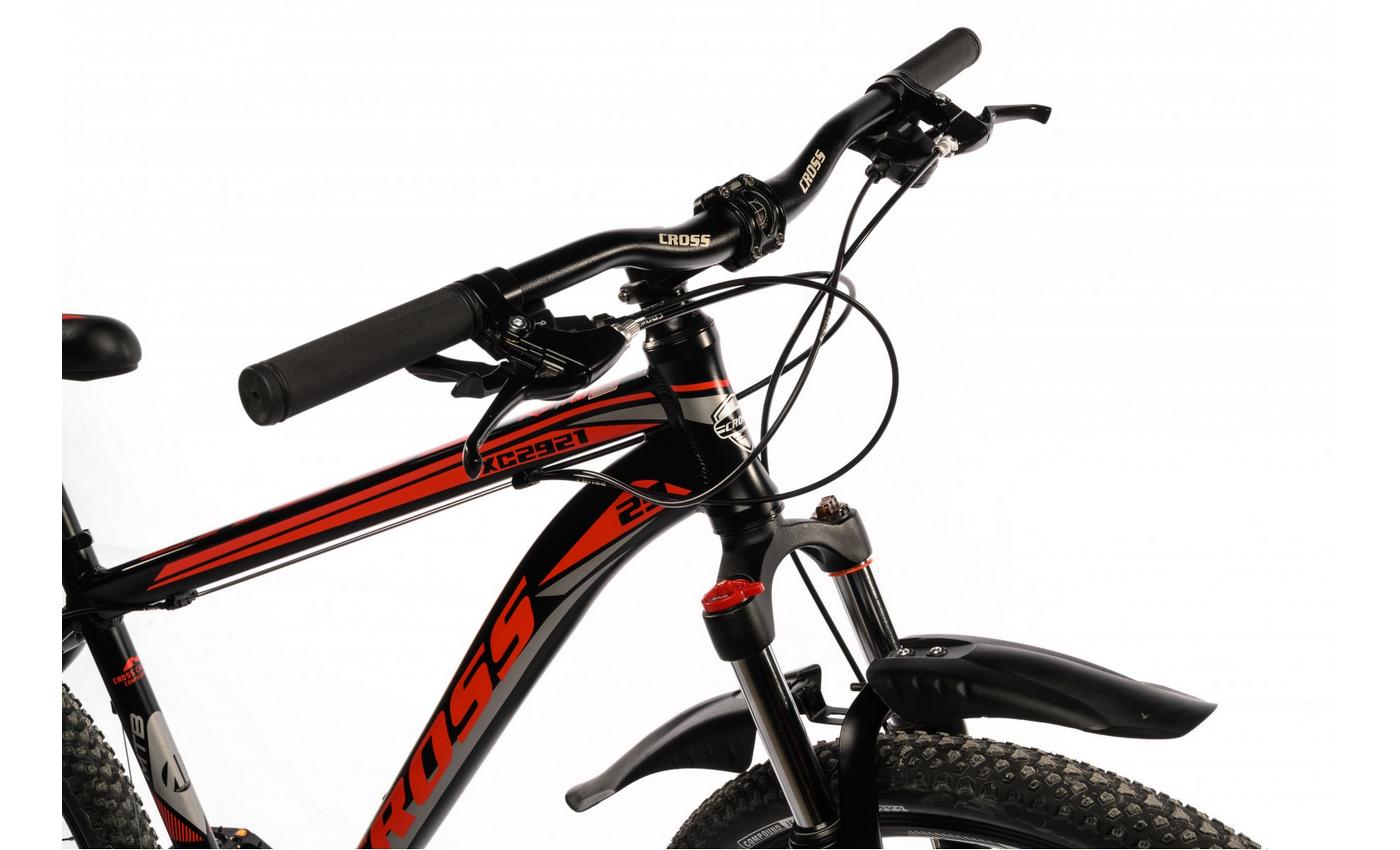 Велосипед Cross XC2721 27" розмір М рама 18 2022 Чорний-Червоний 3