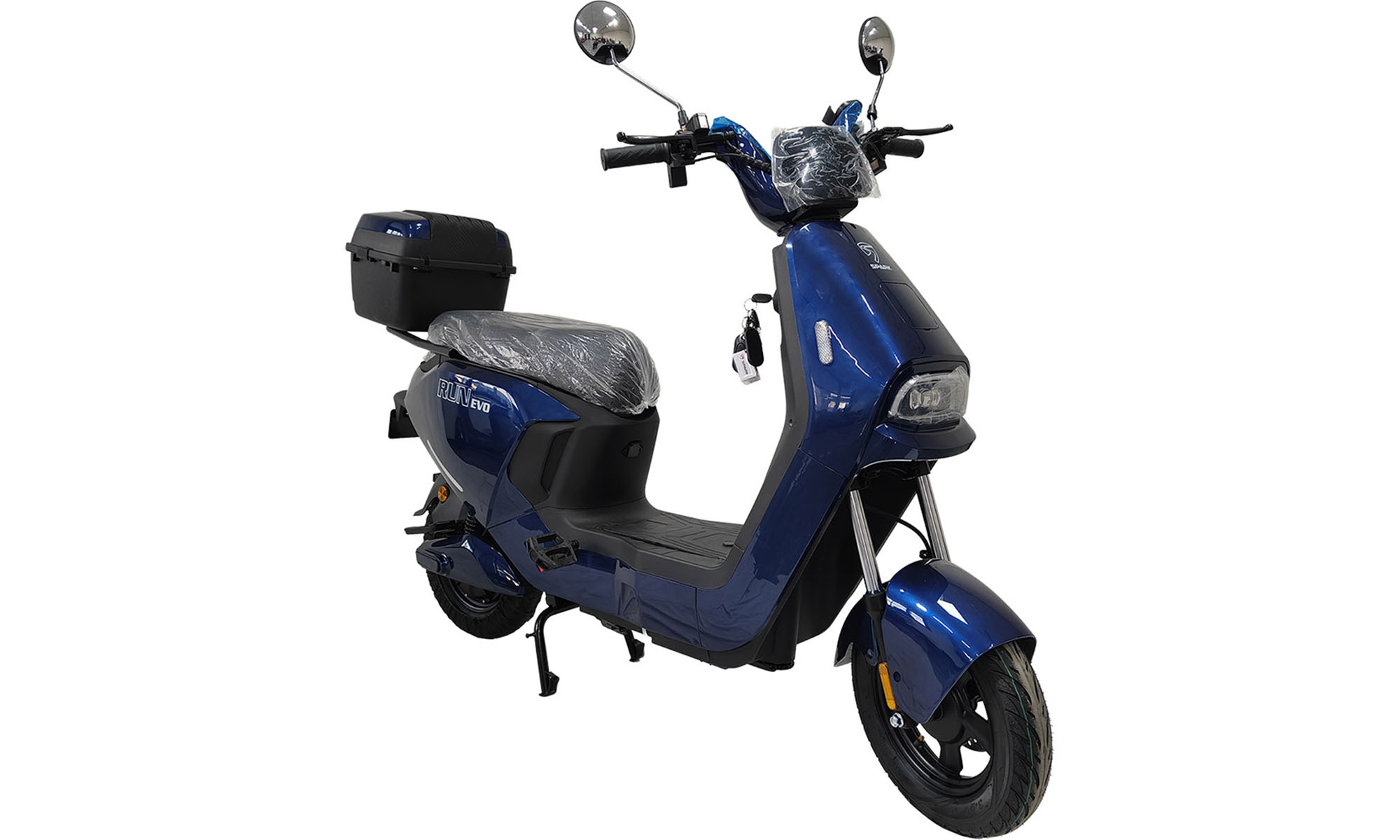 Велосипед с электромотором SPARK RUN EVO 10", размер One Size, рама 14", 72V/1200W/20Ah, год 2026, синий 3 Велосипед с электромотором SPARK RUN EVO 10", размер One Size, рама 14", 72V/1200W/20Ah, год 2026, синий 3