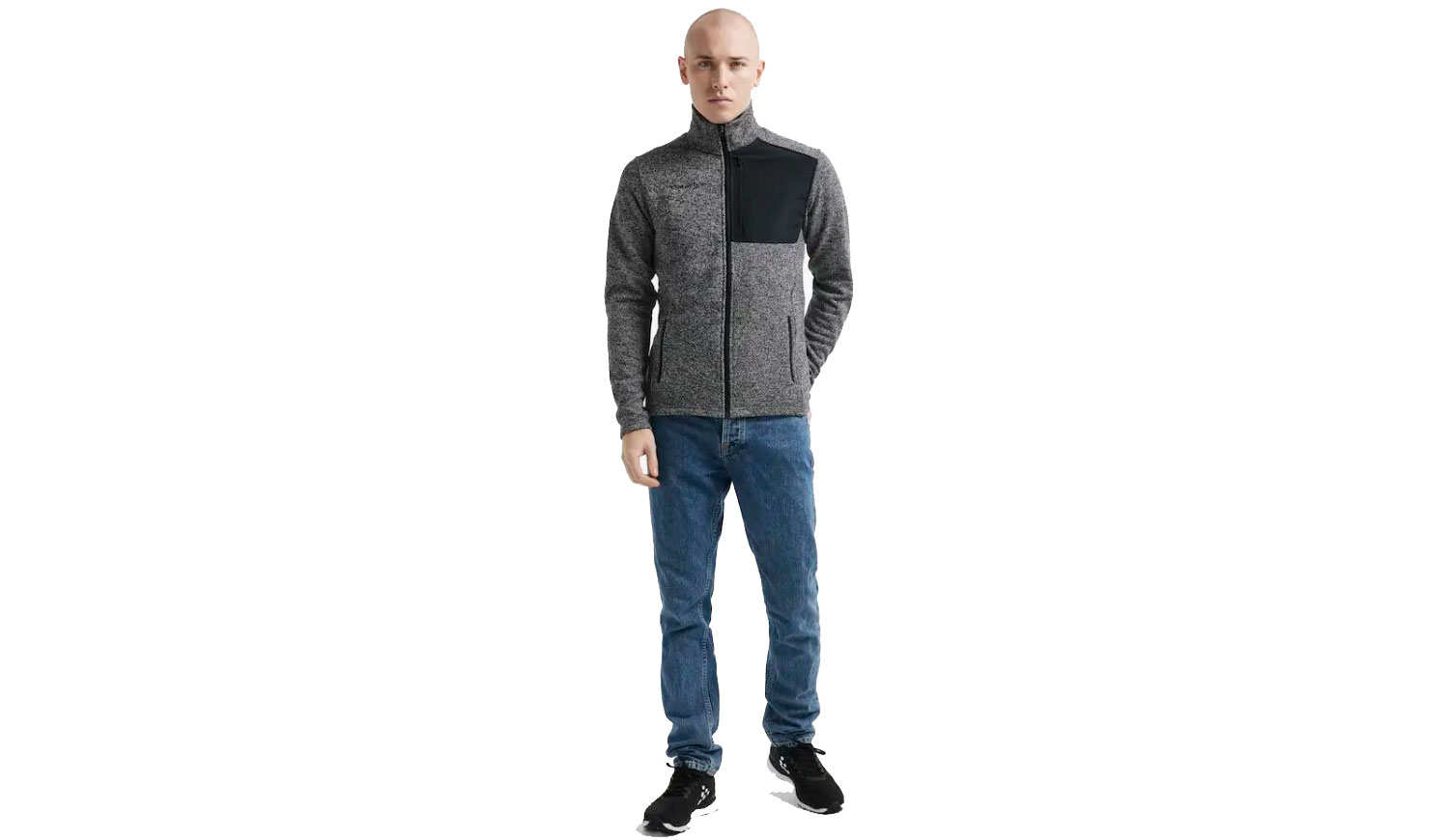 Кофта Craft ADV EXPLORE HEAVY FLEECE мужская, размер М, сезон AW 22, серый 2