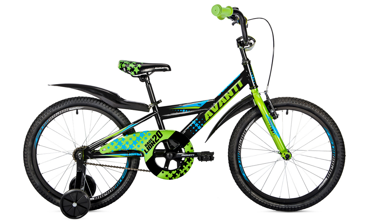 Фотографія Велосипед Avanti LION 18" (2020) 2020 Чорно-зелений 