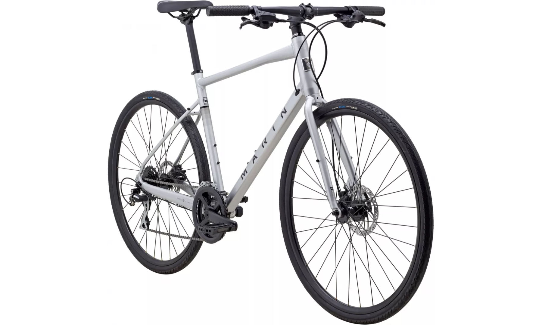 Фотографія Велосипед 28" Marin Fairfax 2 розмір рами L 2024 Gloss Silver/Black 3