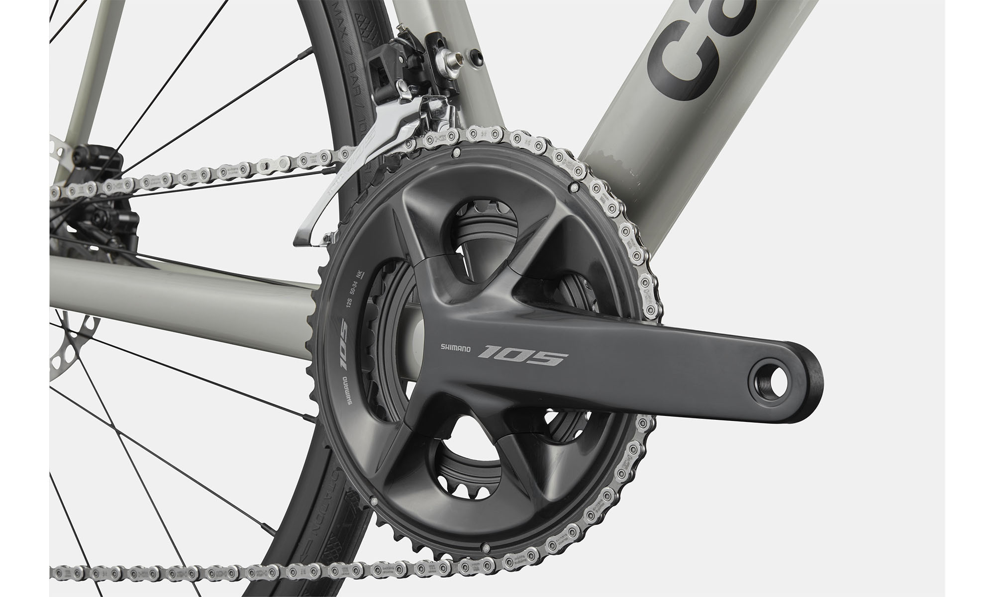 Велосипед Cannondale CAAD14 3 28", размер XL, рама 58, год 2027, белый 3