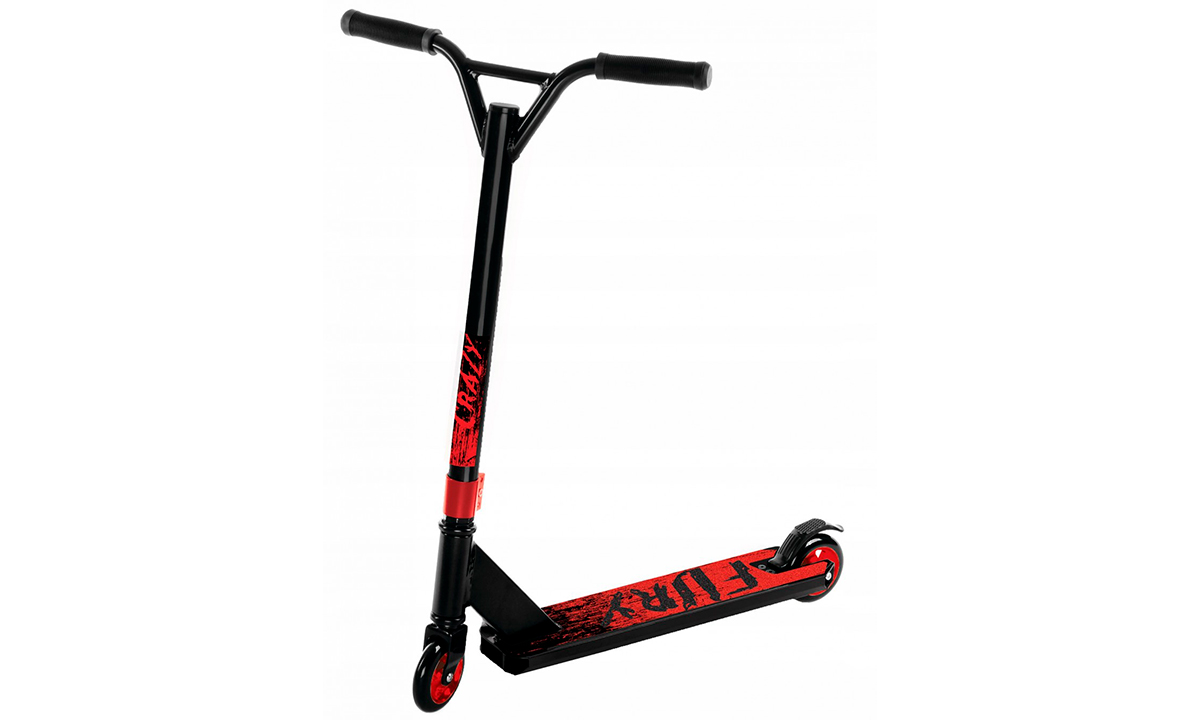 Фотография Трюковой самокат SportVida Fury RS9 Black/Red