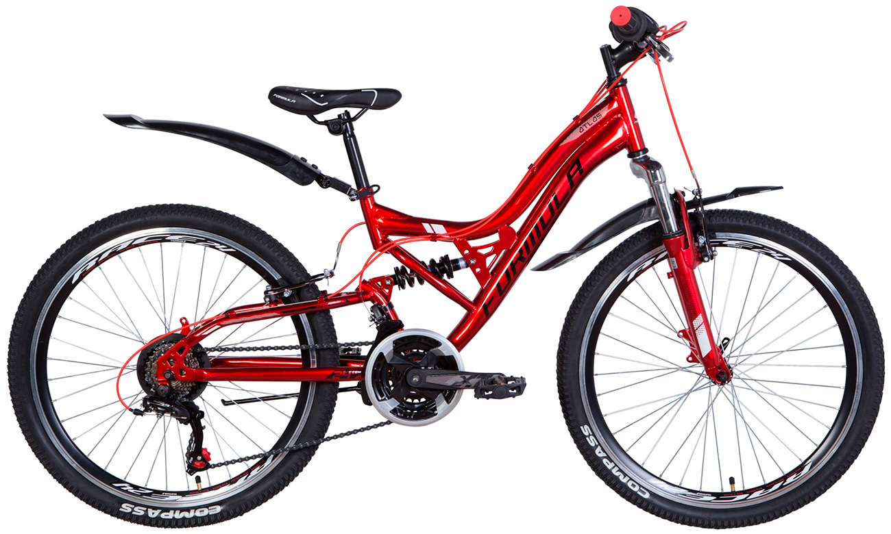 Велосипед Formula ATLAS AM2 Vbr 24" (2021) 2021 Red 2