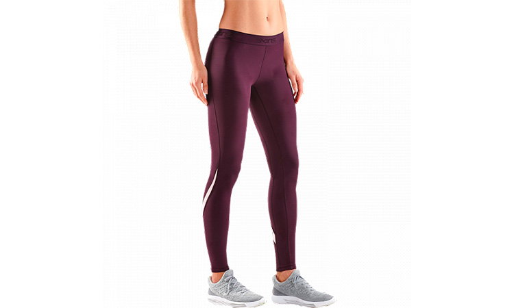 Скинзы компрессионные SKINS DNAmic Long Tights женские M  Фиолетовый 2