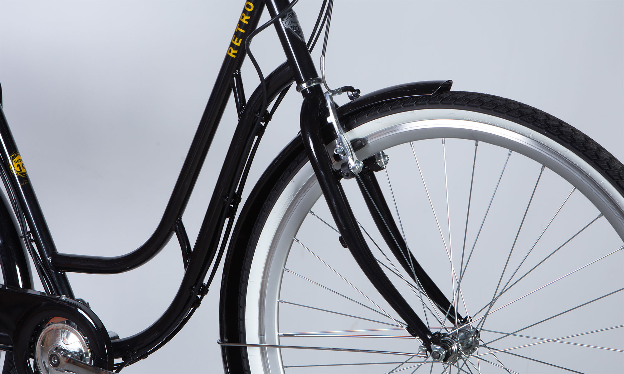 Велосипед з електроприводом Dorozhnik eRETRO Vbr FR 28", розмір L, рама 19" 36B 12.5А*г 500Вт, 2025, чорний 4