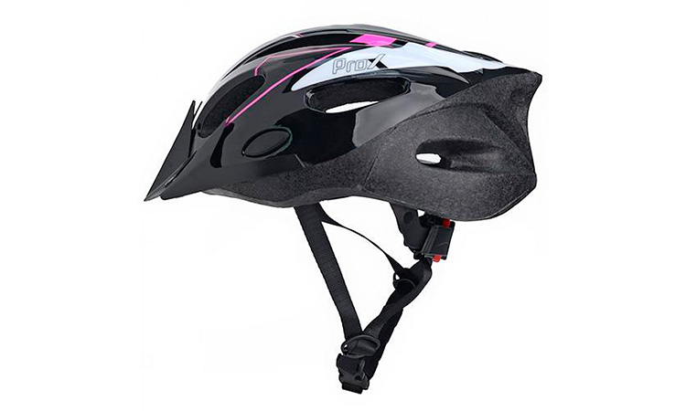 Шлем велосипедный ProX Thunder, размер M-L  Черно-розовый
