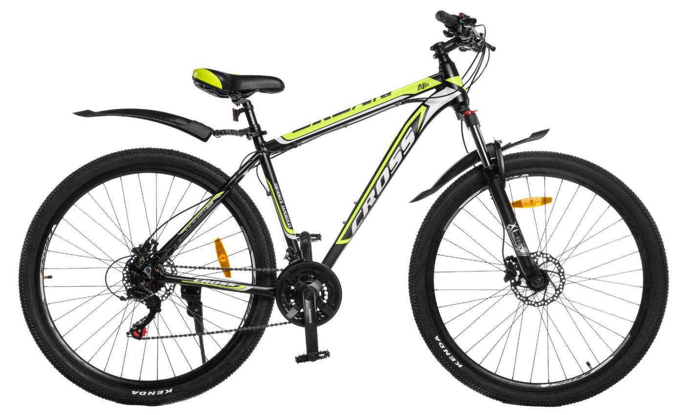 Фотографія Велосипед CROSS URBAN 29" розмір L рама 19 2022 Чорно-жовтий
