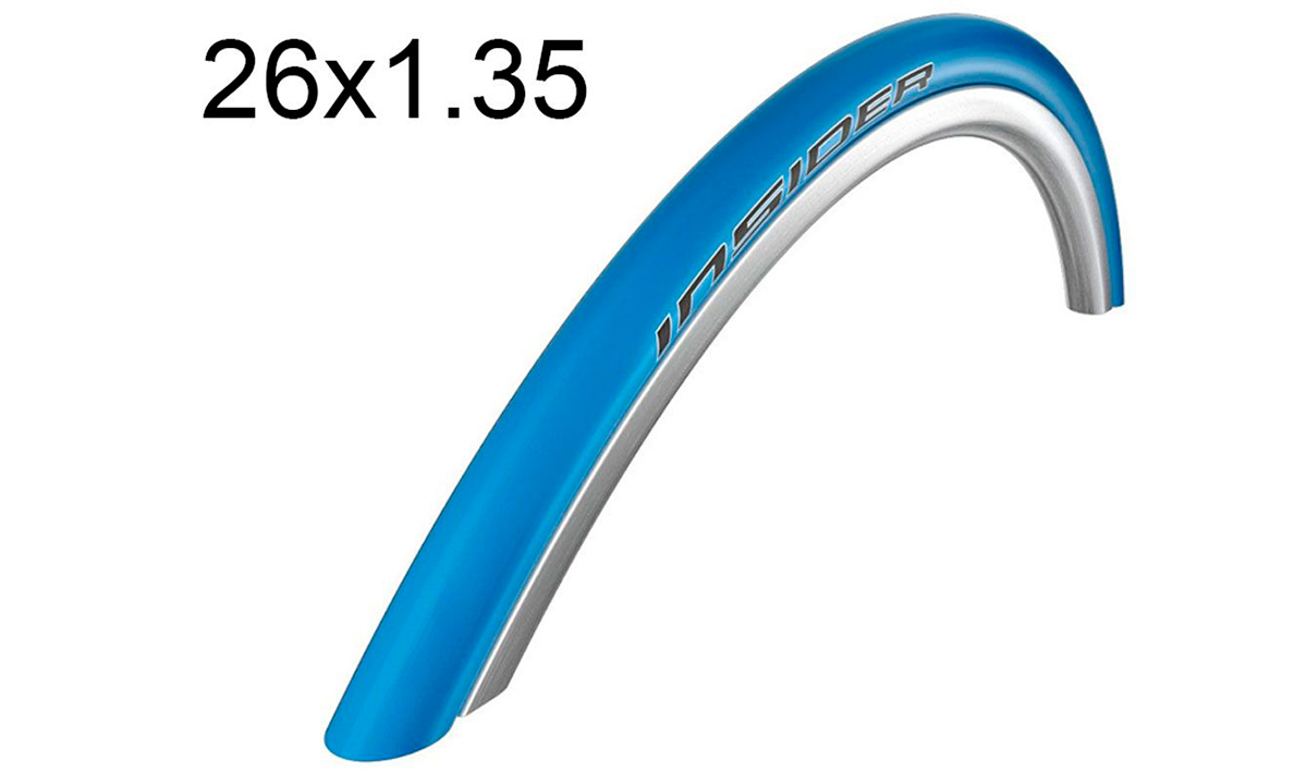 Фотография Покрышка Schwalbe 26x1.35 (35-559) INSIDER HS376 Performance Folding BL/BL RC IB blue