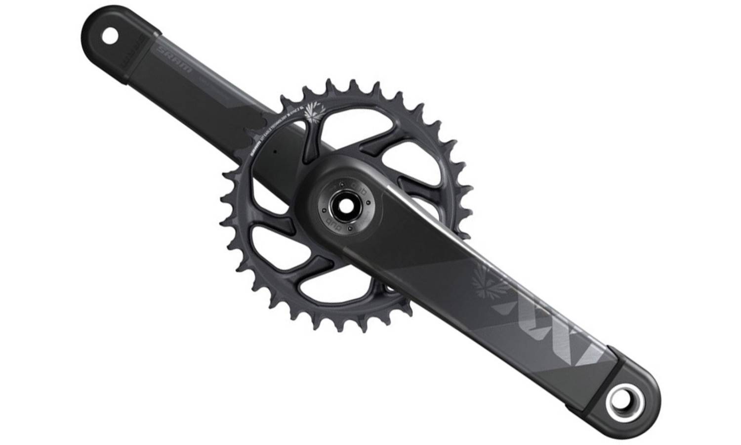 Фотография Шатуны SRAM XX1 Eagle Fat Bike 5" DUB 175 12ск Звезда 30T X-SYNC 2 Black 2