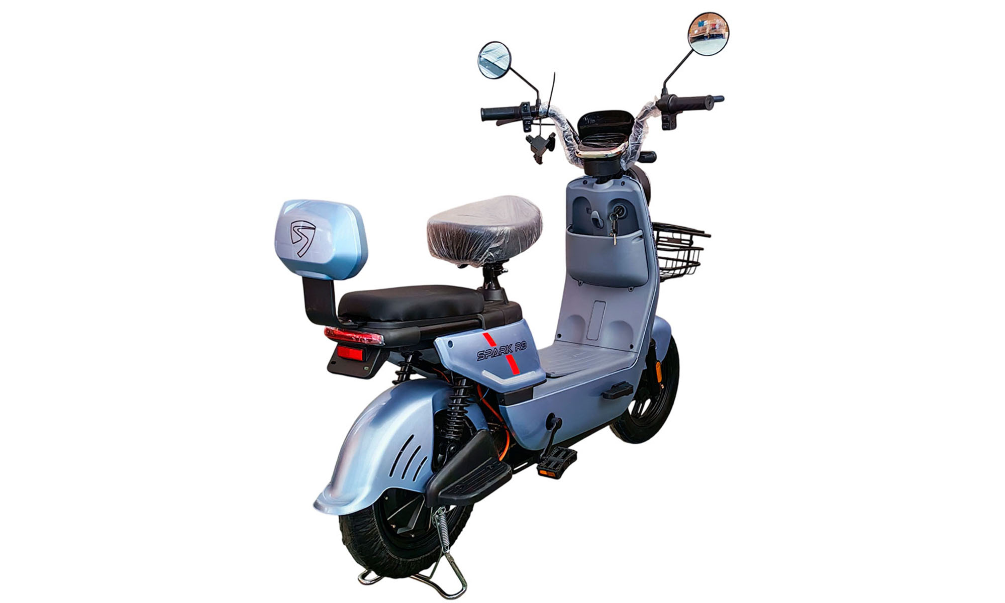 Велосипед с электромотором SPARK R9 10", рама 14", 60V/800W/20Ah, LiFePO4, год 2026, серый 3 Велосипед с электромотором SPARK R9 10", рама 14", 60V/800W/20Ah, LiFePO4, год 2026, серый 3