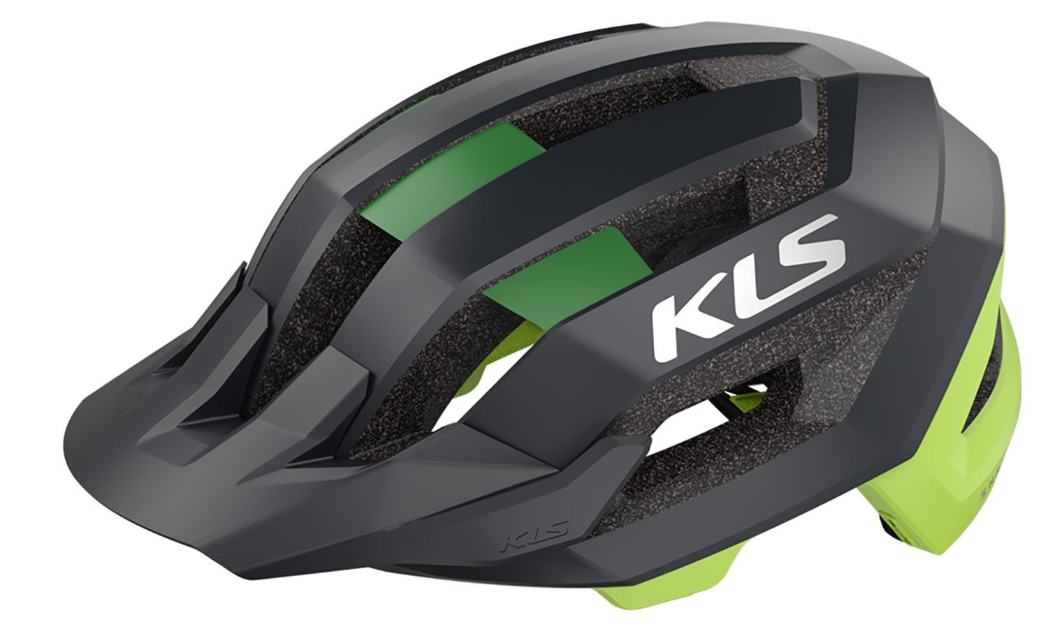 Шлем KLS Sharp зеленый M/L (54-58 cм) магнитная застежка 