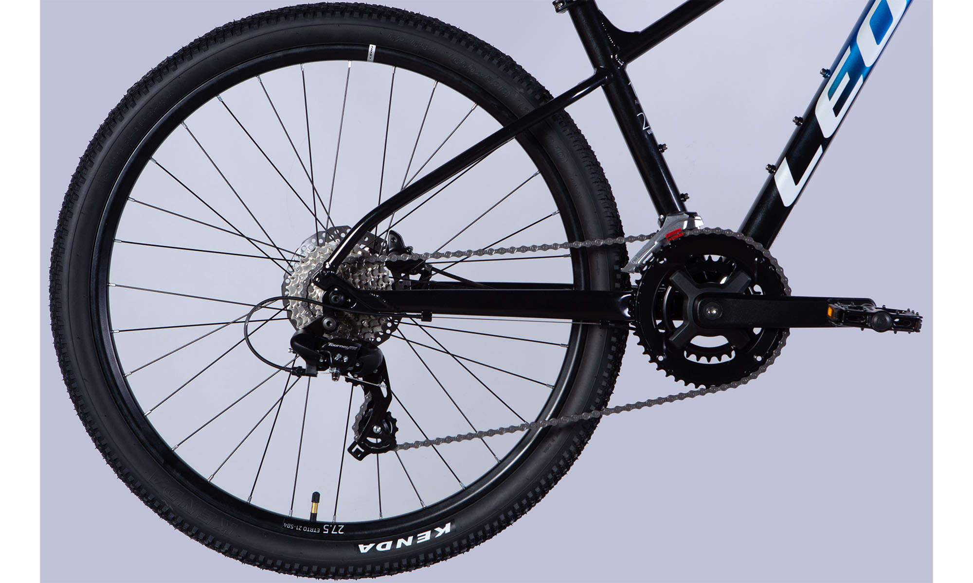 Велосипед Leon XC 100 HDD 27,5", размер S, рама 16", 2025, синий с черным 3 Велосипед Leon XC 100 HDD 27,5", размер S, рама 16", 2025, синий с черным 3