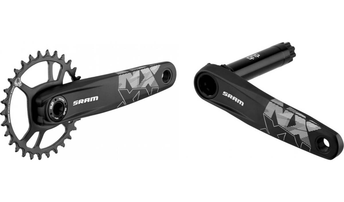 Фотография Шатуны SRAM Crank NX Eagle Fat Bike 4" DUB 12ск 175 Direct Mount Звезда 30t X-SYNC 2 Steel Black 5